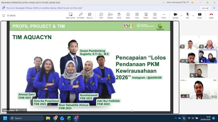 Mahasiswa Samarinda Lolos ke Nasional Astra Honda SDGs Future Leaders 2026